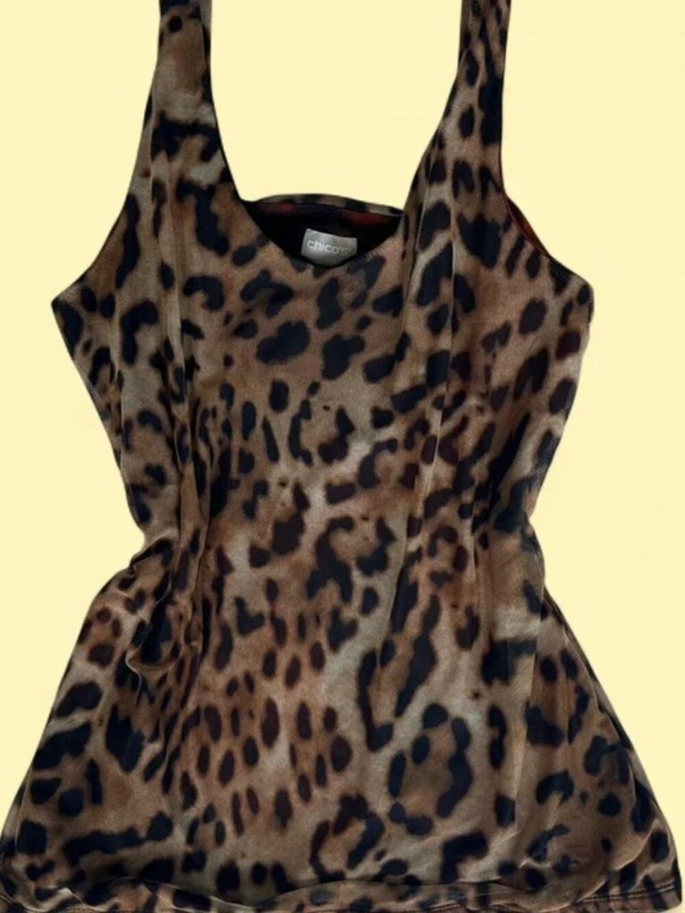 Y2K leopard print tank - Picture 2 of 3